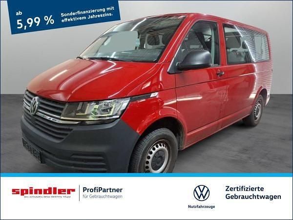 Rot (kirschrot) Gebraucht 2022 VW T6.1 Van | 29.481 € (Superpreis) - Bild 1/3