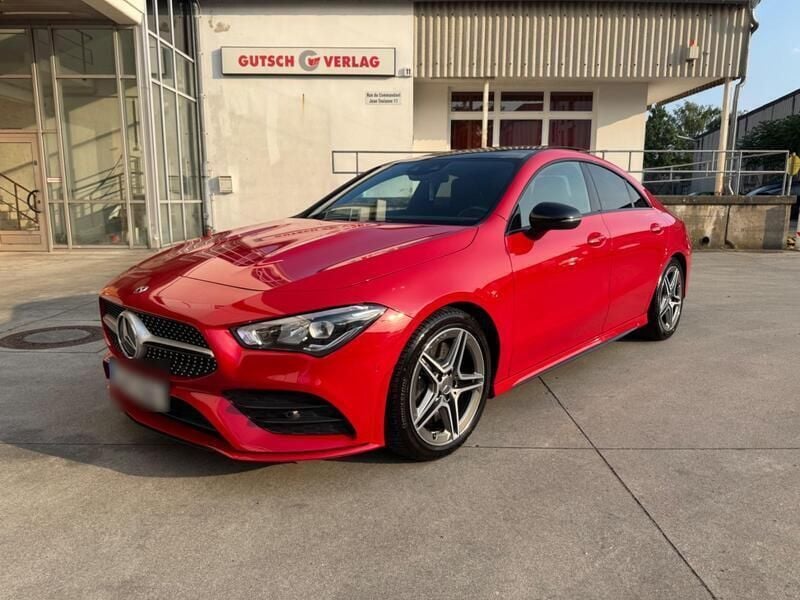 Rot Gebraucht 2019 Mercedes CLA220 AMG line Limousine | 28.500 € (Fairer Preis) - Bild 1/4