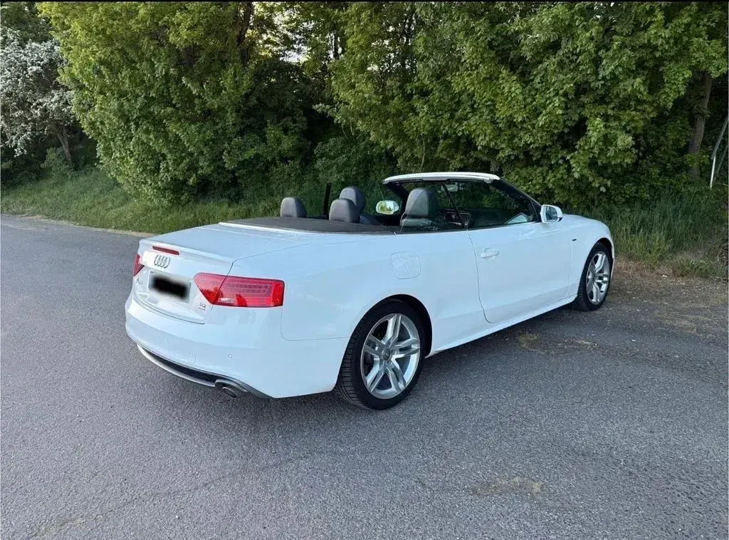 Usata Audi A5 Cabriolet S-Line 245 CV (180 kW) 2013 Bianco Cabrio