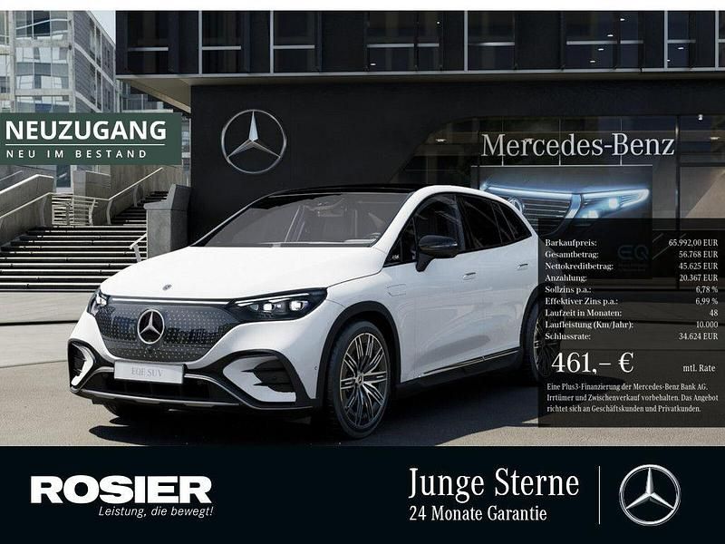 Weiss / polarweiß Gebraucht 2024 Mercedes EQE300 Sport Edition SUV | 65.992 € - Bild 1/4