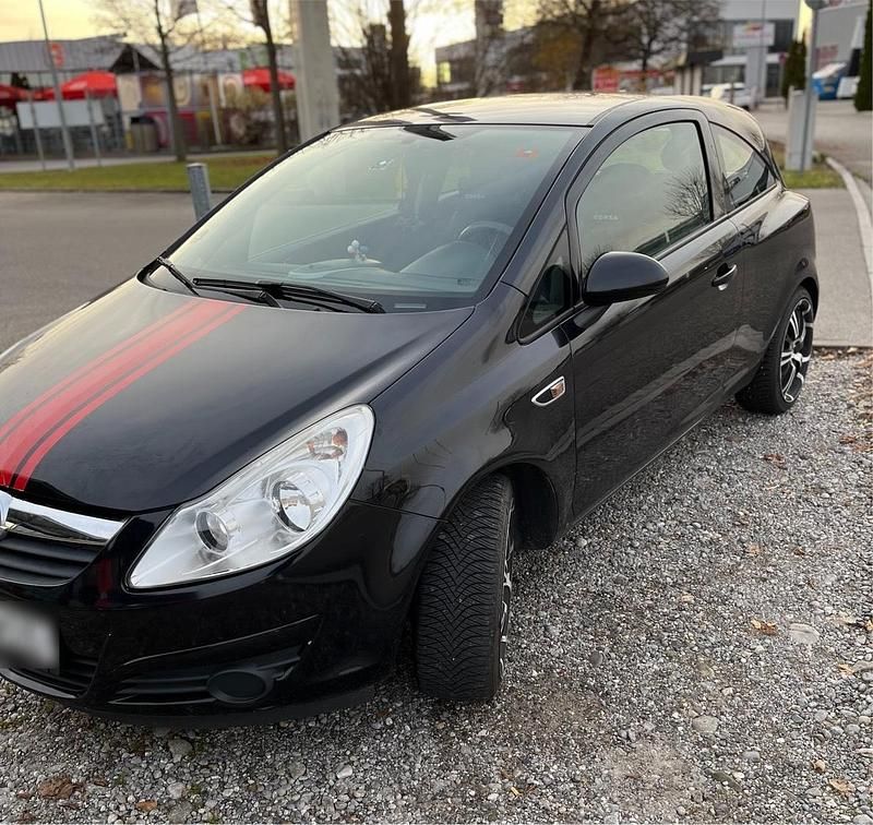 Używany Opel Corsa 90 KM (66 kW) 2009 Czarny Hatchback