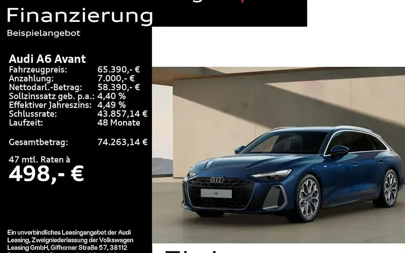 Gebraucht Audi A6 S-Line 367 PS (269 kW) 2025 Kombi