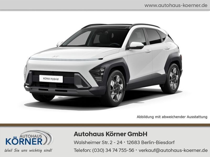 Weiss Gebraucht 2024 Hyundai Kona Prime SUV | 31.500 € (Fairer Preis) - Bild 1/3