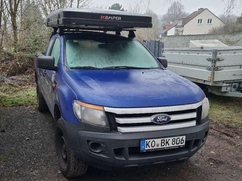 Blau Gebraucht 2015 Ford Ranger XL Abholung | 18.200 € (Teuer) - Bild 1/3
