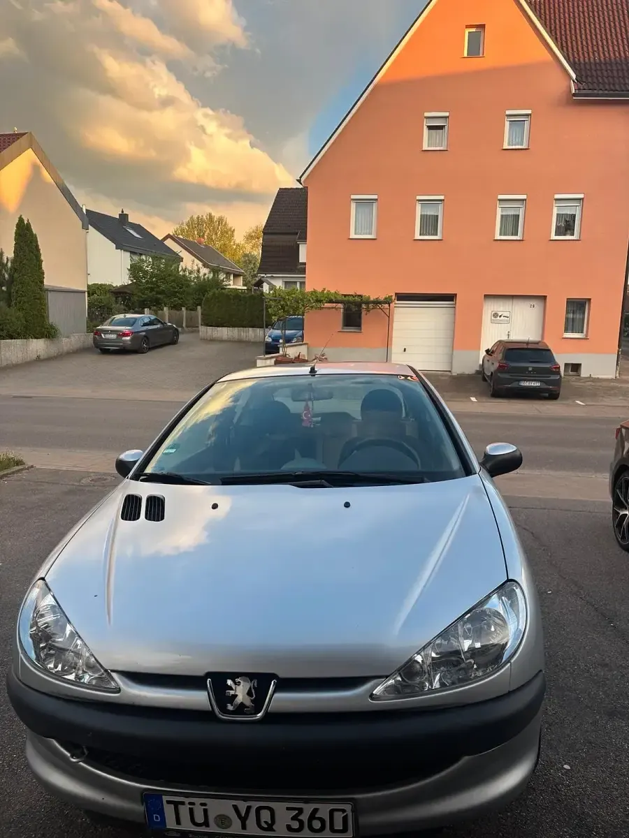 Gebraucht Peugeot 206 75 PS (55 kW) 2002 Grau Kleinwagen