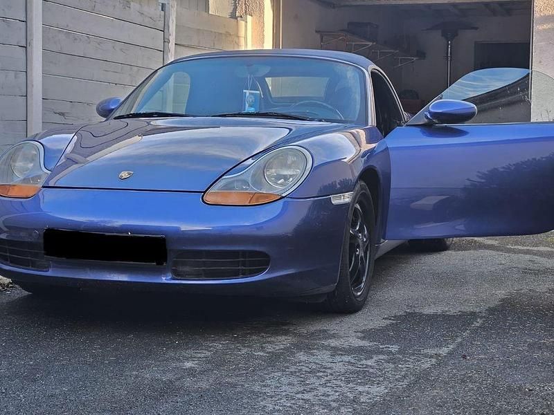 Gebraucht Porsche Boxster 228 PS (167 kW) 1998 Blau Cabrio
