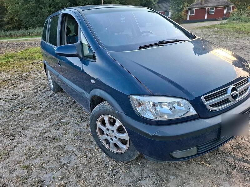 Blau Gebraucht 2003 Opel Zafira Van / Kleinbus | 650 € (Superpreis) - Bild 1/4