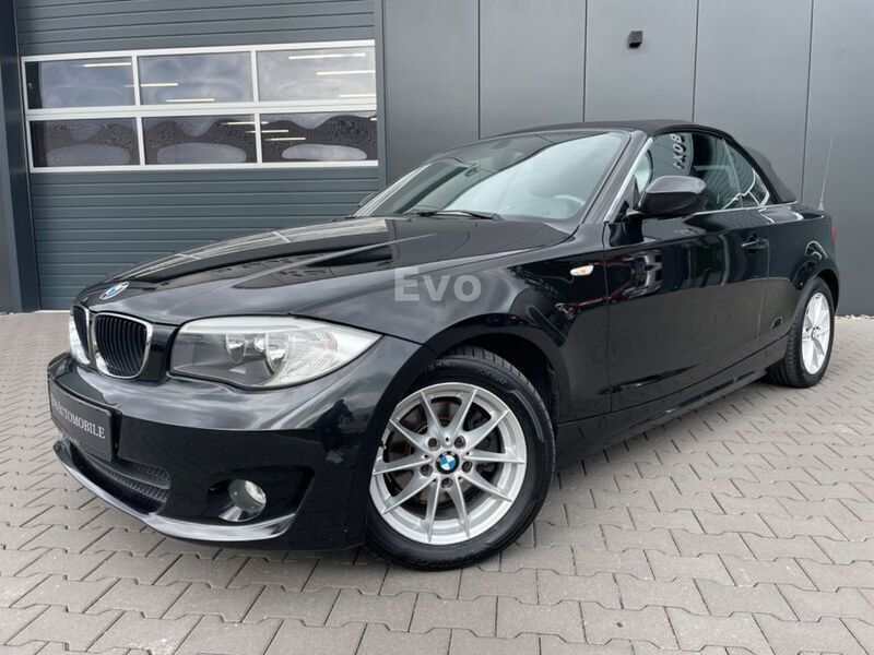 Schwarz Gebraucht 2013 BMW 118 Cabriolet Efficient Dynamics Cabrio | 8.400 € (Fairer Preis) - Bild 1/4