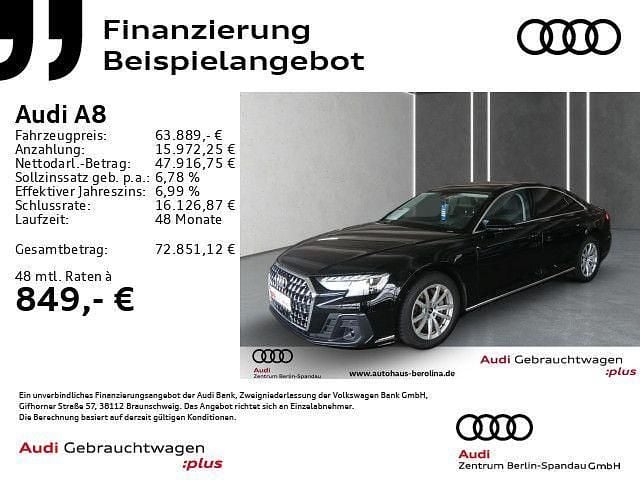 Schwarz Gebraucht 2024 Audi A8 Ambiente Limousine | 63.889 € (Superpreis) - Bild 1/4