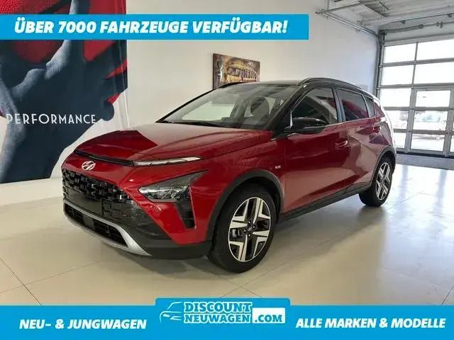 Dragon red pearl Neu 2024 Hyundai Bayon Techniq SUV | 25.830 € (Teuer) - Bild 1/4