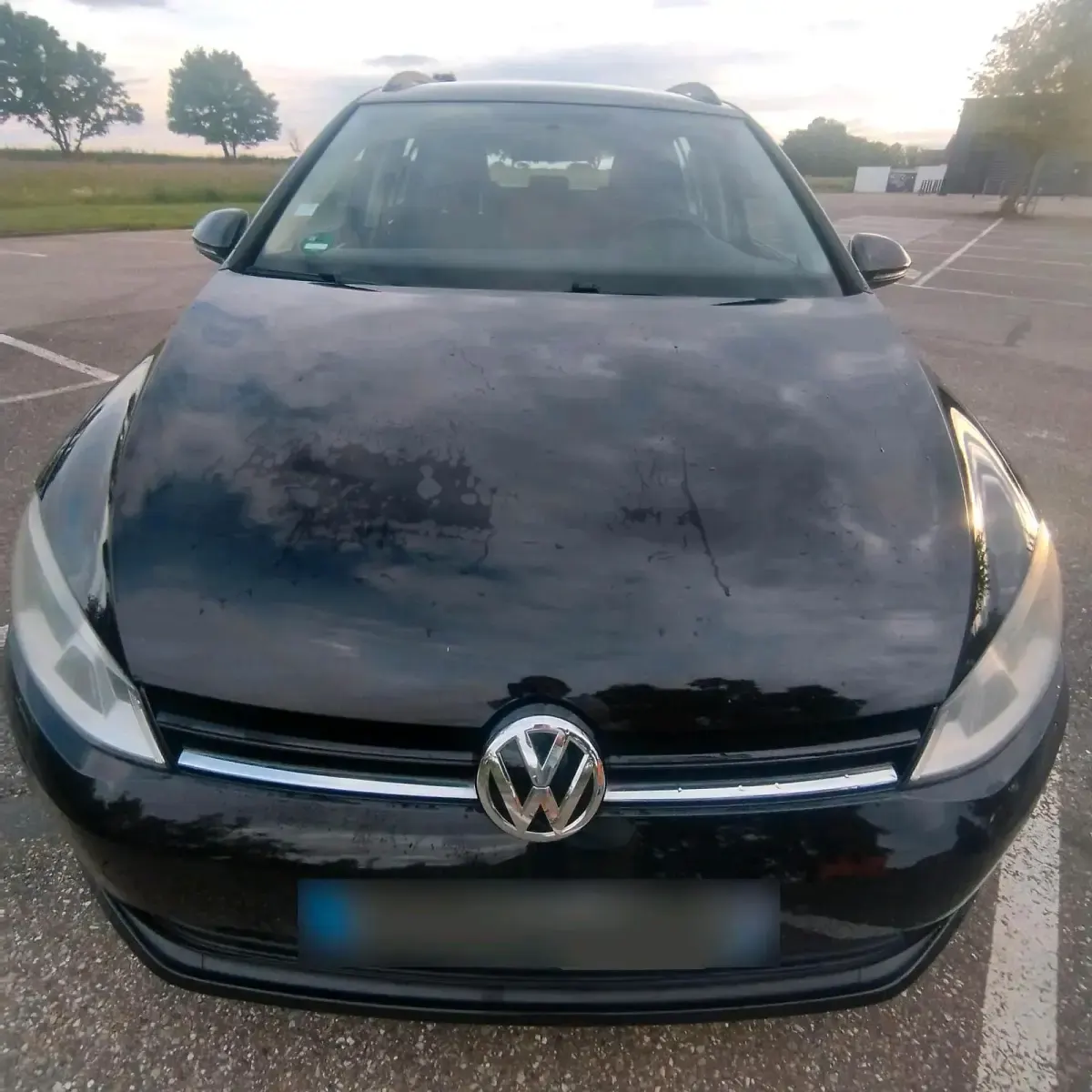 Gebraucht VW Golf VII Trendline 105 PS (77 kW) 2013 Schwarz Kombi