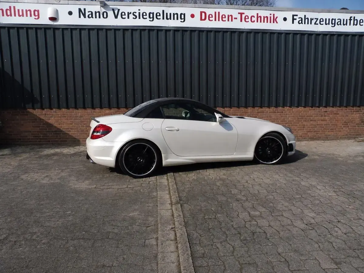 Gebraucht Mercedes SLK55 AMG AMG 360 PS (264 kW) 2008 Weiß Cabrio