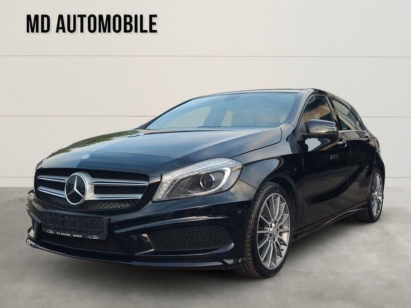 Schwarz Gebraucht 2014 Mercedes A200 AMG line Limousine | 12.800 € (Fairer Preis) - Bild 1/4
