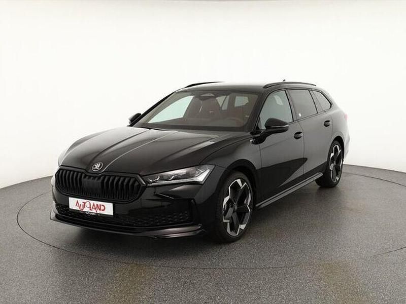 Neu Skoda Superb SportLine 204 PS (150 kW) 2025 Schwarz Kombi