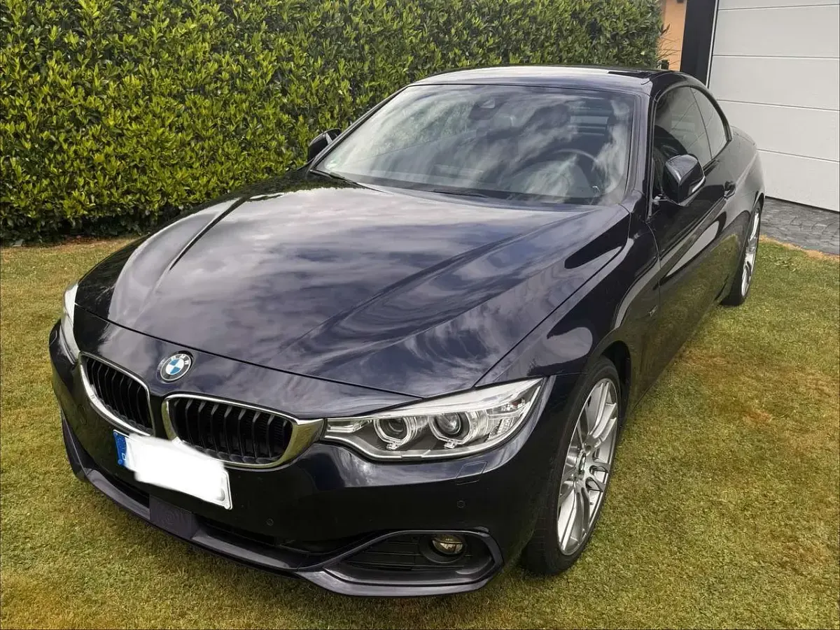 Gebraucht BMW 430 Cabriolet Sport Line 258 PS (189 kW) 2014 Blau Cabrio