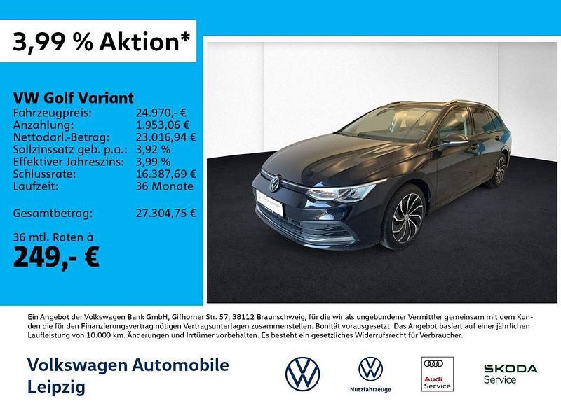 Gebraucht VW Golf VIII Active 150 PS (110 kW) 2022 Schwarz Kombi