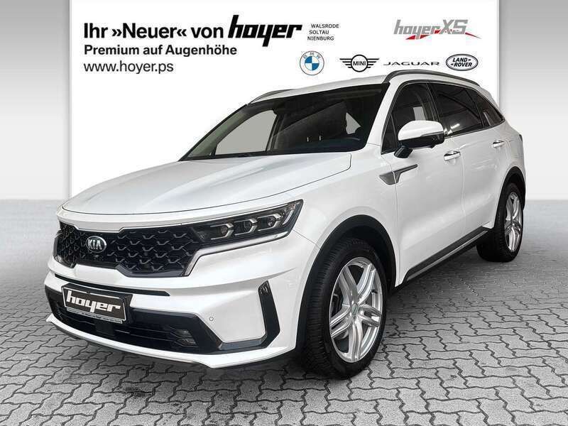 Snow white pearl (metallic) Gebraucht 2021 Kia Sorento Edition 7 SUV | 32.230 € (Superpreis) - Bild 1/4