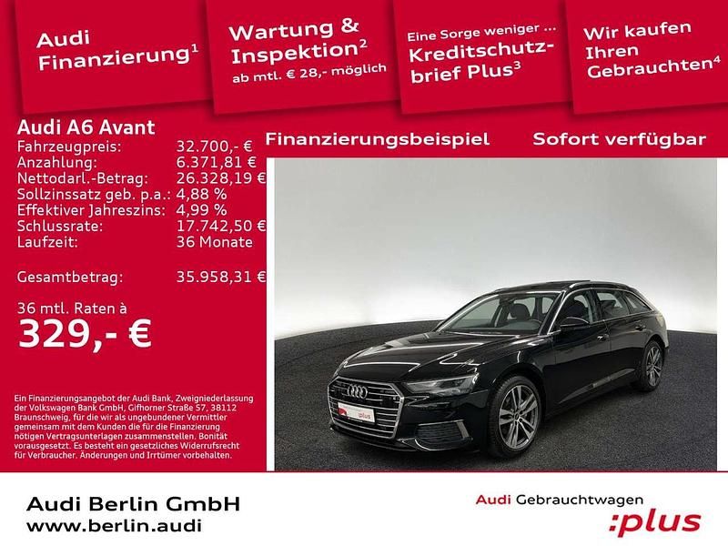 Schwarz Gebraucht 2021 Audi A6 Design Kombi | 32.700 € (Guter Preis) - Bild 1/3