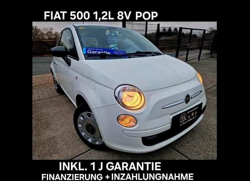 Weiß Gebraucht 2015 Fiat 500 Pop Kleinwagen | 6.399 € (Guter Preis) - Bild 1/4