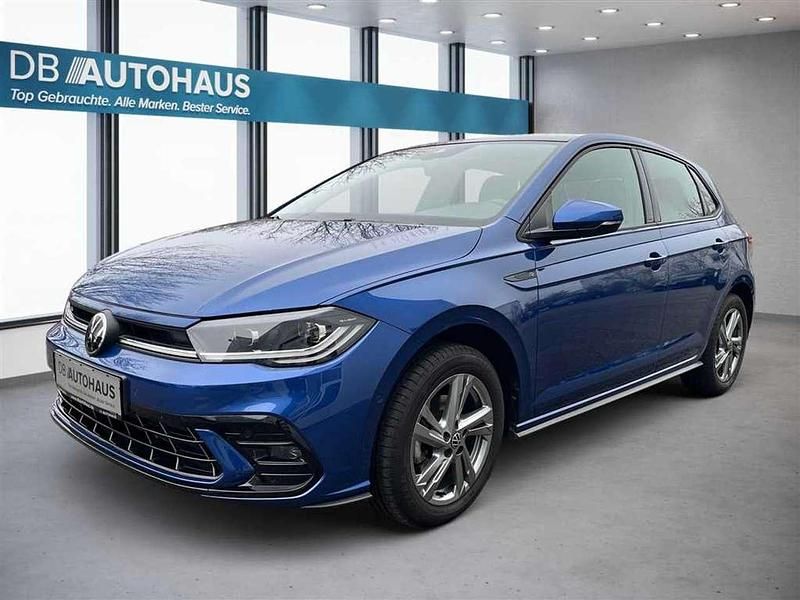 Blau Gebraucht 2023 VW Polo R-line Kleinwagen | 21.980 € (Fairer Preis) - Bild 1/4