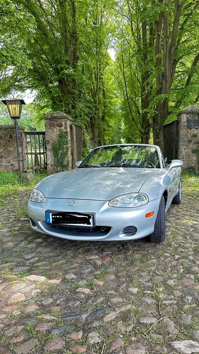 Gebraucht Mazda MX5 110 PS (80 kW) 2001 Silber Cabrio