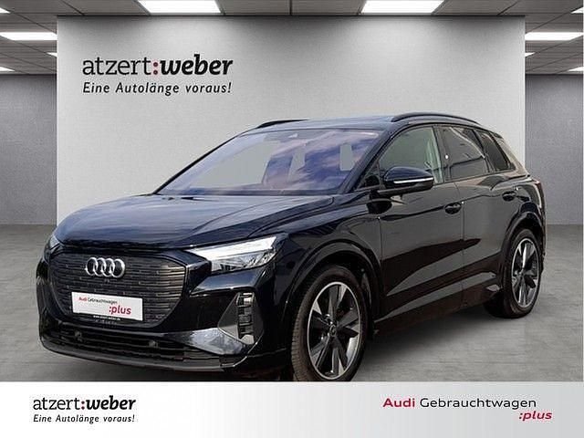 Mythosschwarz metallic Gebraucht 2022 Audi Q4 e-tron Ambiente SUV | 29.470 € (Fairer Preis) - Bild 1/4