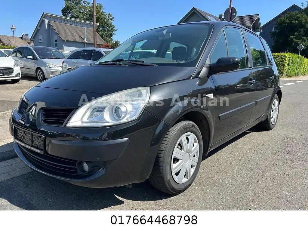 Gebraucht Renault Scénic II Avantage 103 PS (75 kW) 2008 Schwarz Van / Kleinbus