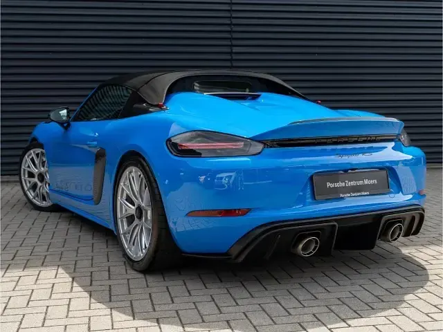 Neu Porsche 718 Spyder RS 500 PS (367 kW) 2026 Blau Cabrio