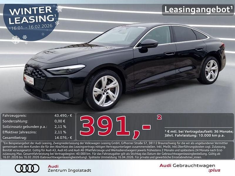 Mythosschwarz metallic Gebraucht 2025 Audi A5 Design Coupé | 43.490 € - Bild 1/3