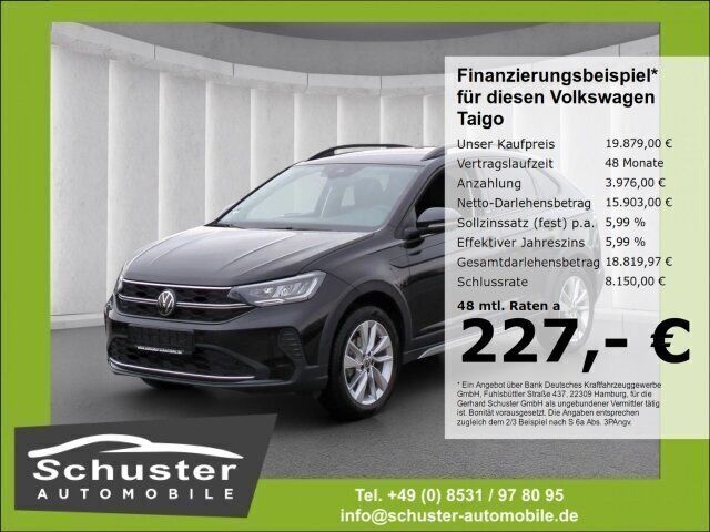 Deep black perleffekt Gebraucht 2023 VW Taigo Move SUV | 19.879 € (Superpreis) - Bild 1/4