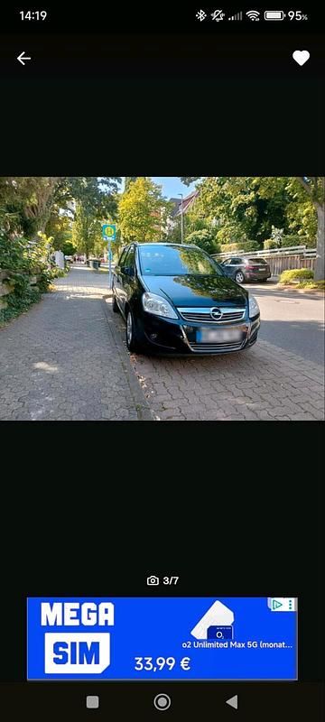 Gebraucht Opel Zafira 2005 Van / Kleinbus