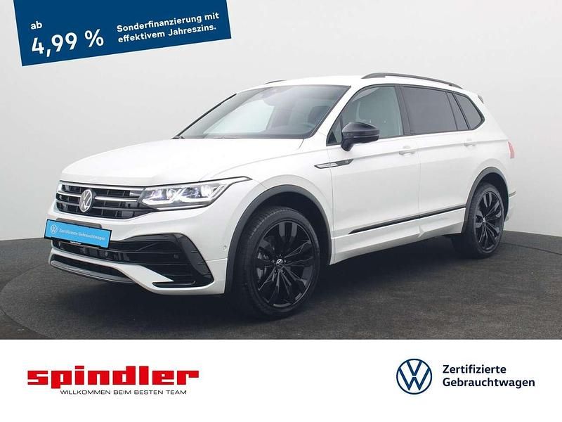 Oryxweiß perlmutteffekt Gebraucht 2024 VW Tiguan Allspace R-line SUV | 47.980 € (Teuer) - Bild 1/3