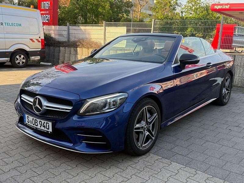 Blau Gebraucht 2019 Mercedes C43 AMG AMG Cabrio | 38.400 € (Fairer Preis) - Bild 1/4