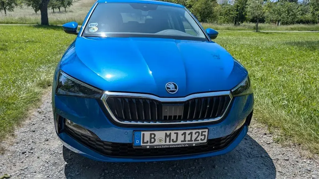 Gebraucht Skoda Scala Drive 150 PS (110 kW) 2020 Blau Kleinwagen