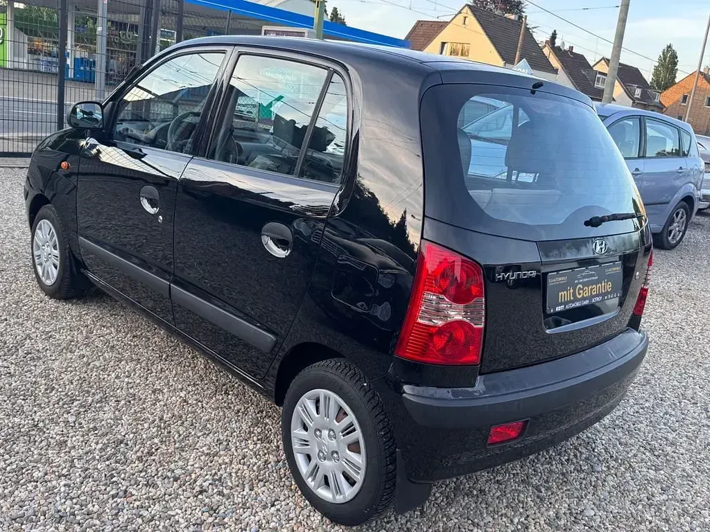 Gebraucht Hyundai Atos 63 PS (46 kW) 2008 Schwarz Kleinwagen