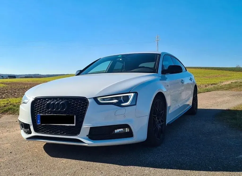 Gebraucht Audi A5 Sportback S-Line 245 PS (180 kW) 2015 Weiß Kleinwagen
