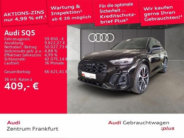 Mythosschwarz metallic Gebraucht 2023 Audi SQ5 Sport SUV | 59.850 € (Fairer Preis) - Bild 1/2