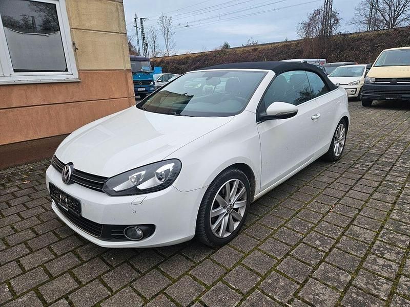 Weiß Gebraucht 2012 VW Golf Cabriolet Exclusive Cabrio | 7.900 € (Superpreis) - Bild 1/4