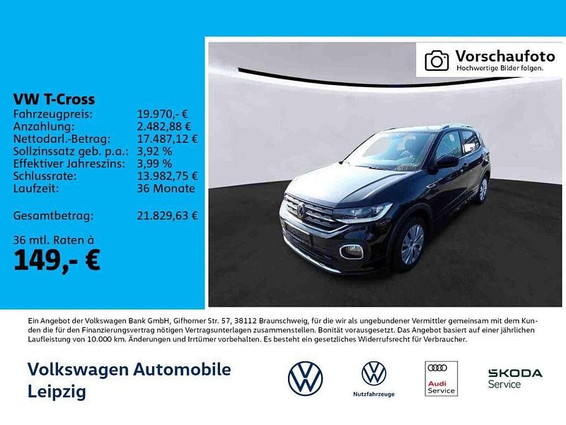 Gebraucht VW T-Cross Style 110 PS (80 kW) 2022 Schwarz SUV