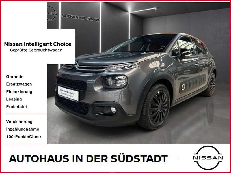 Platinum grau Gebraucht 2018 Citroën C3 PureTech Limousine | 11.490 € (Fairer Preis) - Bild 1/4