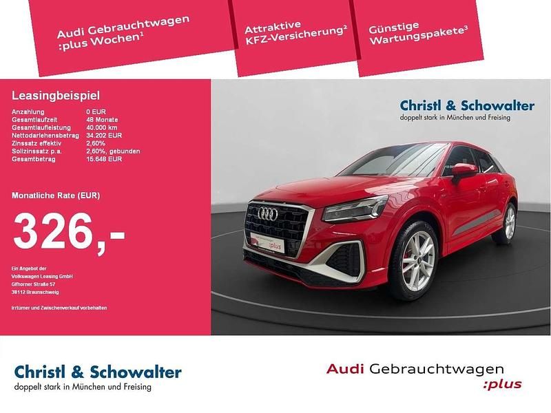 Gebraucht Audi Q2 S-Line 150 PS (110 kW) 2024 Progressivrot metallic SUV
