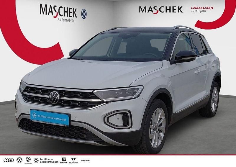 Gebraucht VW T-Roc Style 110 PS (80 kW) 2023 Pure white schwarz SUV