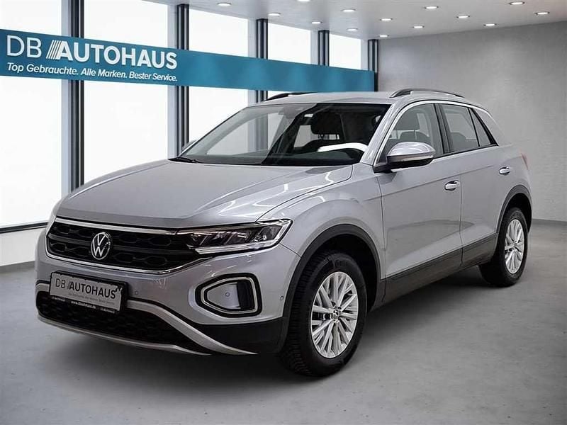 Silber Gebraucht 2023 VW T-Roc Life SUV | 23.960 € (Superpreis) - Bild 1/4