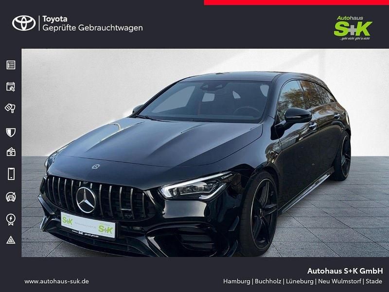 Schwarz Gebraucht 2022 Mercedes CLA45 AMG Shooting Brake AMG Kombi | 48.950 € (Etwas zu teuer) - Bild 1/4