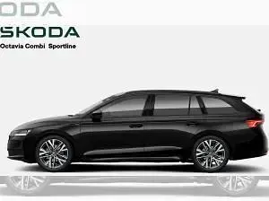 Neu Skoda Octavia SportLine 150 PS (110 kW) 2025 Schwarz (blackmagic perleffekt) Kombi