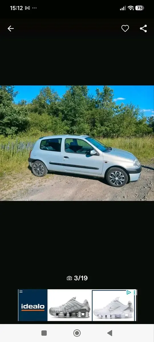 Gebraucht Renault Clio 75 PS (55 kW) 2001 Grau Kleinwagen
