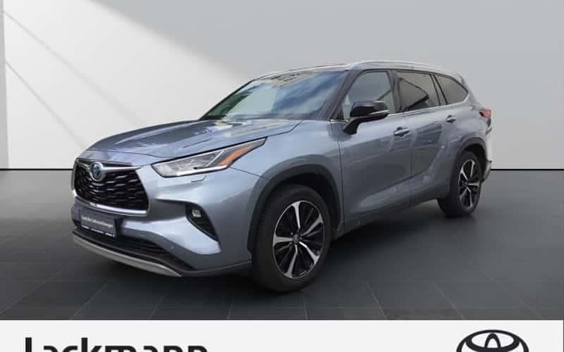 Blau Gebraucht 2021 Toyota Highlander Luxury SUV | 41.990 € (Superpreis) - Bild 1/4