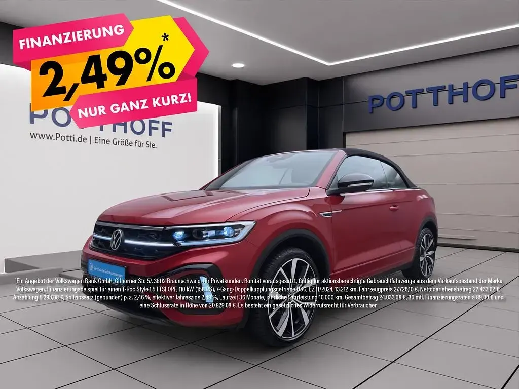 Gebraucht VW T-Roc Cabriolet R-line 150 PS (110 kW) 2025 Cabrio