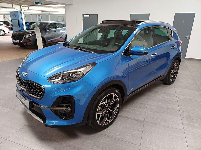 Blau Gebraucht 2021 Kia Sportage GT-Line SUV | 26.950 € (Guter Preis) - Bild 1/3