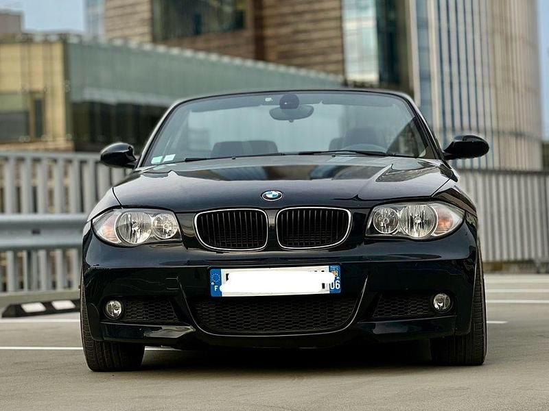 Schwarz Gebraucht 2008 BMW 120 Cabriolet Cabrio | 6.300 € (Guter Preis) - Bild 1/4